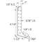 Prime-Line Hurricane Condenser Brackets, 4-1/4 in., Steel, Zinc Plated, Adjustable (4 Pack) RG 18610 - alternate 2